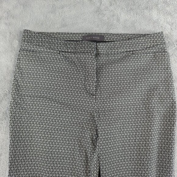 Suzy Shier Pants Womens 11 12 Geometric Pattern Stretch Spandex Casual Trousers - Picture 2 of 10